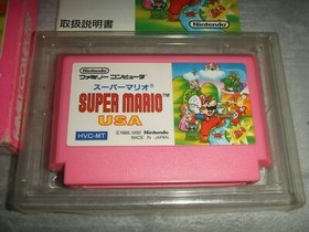 SUPER MARIO USA With Box Nintendo Family computer FC NES 21