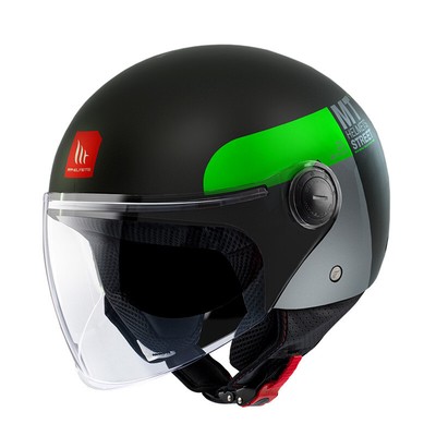 Mt Helmets Street S Inboard D6 Matt Grey Helmet