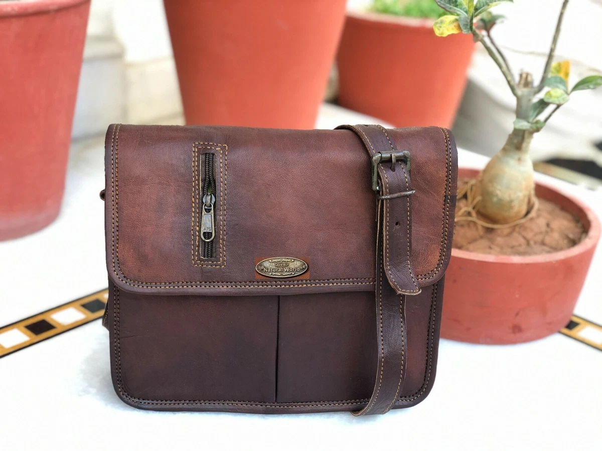 Vintage Leather Crossbody Sling Bag Purse Wallet Handbag Satchel Messenger  Bags | eBay