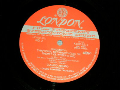CLAUDIO ABBADO LONDON SYMPHONY ORCHESTRA Japan NM LP+Obi JANACEK