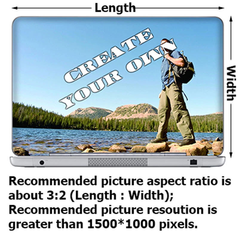 Custom DJ Laptop Skin Sticker Decal – Personalized Image for All Laptop Sizes - Image 2 of 4