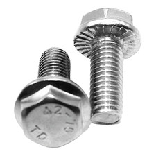 Sechskantschrauben Flanschschraube Bundschraube + Verzahnung M5 - M10  Edelstahl