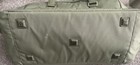 Tumi Ballistic Nylon w/ Leather Trim  Tote 16" Green With Purple And Gold Trim — photo 4