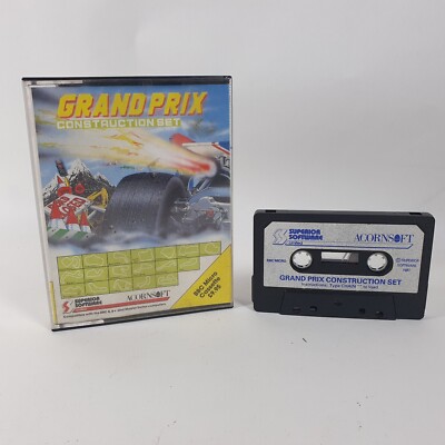 Grand Prix Construction Set BBC Micro Game Cassette Superior Software 1987