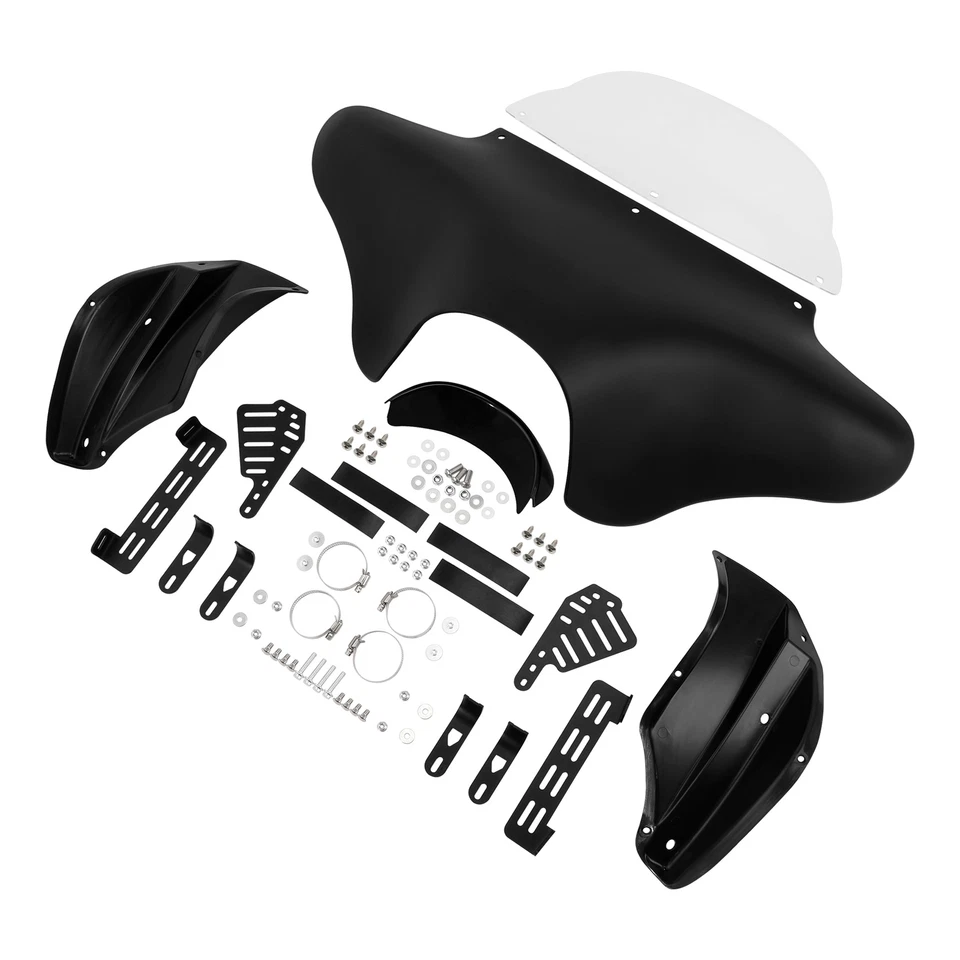 Matte Batwing Fairing Windshield Hardware Kit Fit For Honda Shadow ACE VT1100C2 - Image 4 of 4