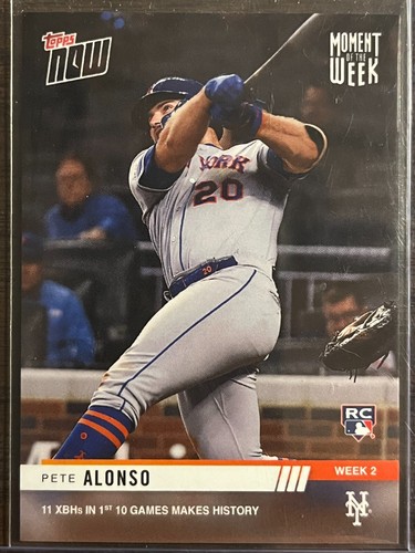 2019 Topps Now MOW-2 Pete Alonso