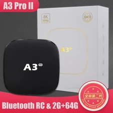 A3 PRO II Chinese TV BOX S905X3 Dual Band Wi-Fi 2G+64G Storage Android OTT