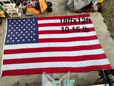 MADE IN USA BY FLAG FORCE 12 Feet X 18 feet 95%POLYESTER 5% OTHER ( READ ! ! )