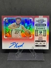 David Roddy 2022-23 Contenders Optic Rookie Ticket Auto Variation #140 Red /99