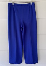 VTG 70s 80s Union Made Womens High Waisted Blue Pants Trousers Casual, Sz: 32