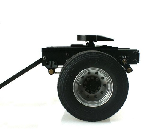 LESU Metal Trailer for 1/14 RC Tamiye Tractor Truck Model Car 25.5*18.2*14CM - Picture 3 of 4