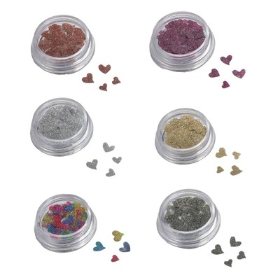 3D Self-Adhesive Heart Nail Art Decals Nail Art Supplies for Nail Designer
