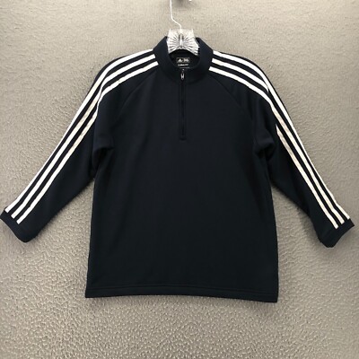 Adidas Golf Womens Shirt Blue Medium Climalite Tee Long Sleeve Outdoor  Workout