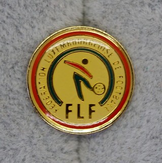 Luxembourg Football Federation pin badge