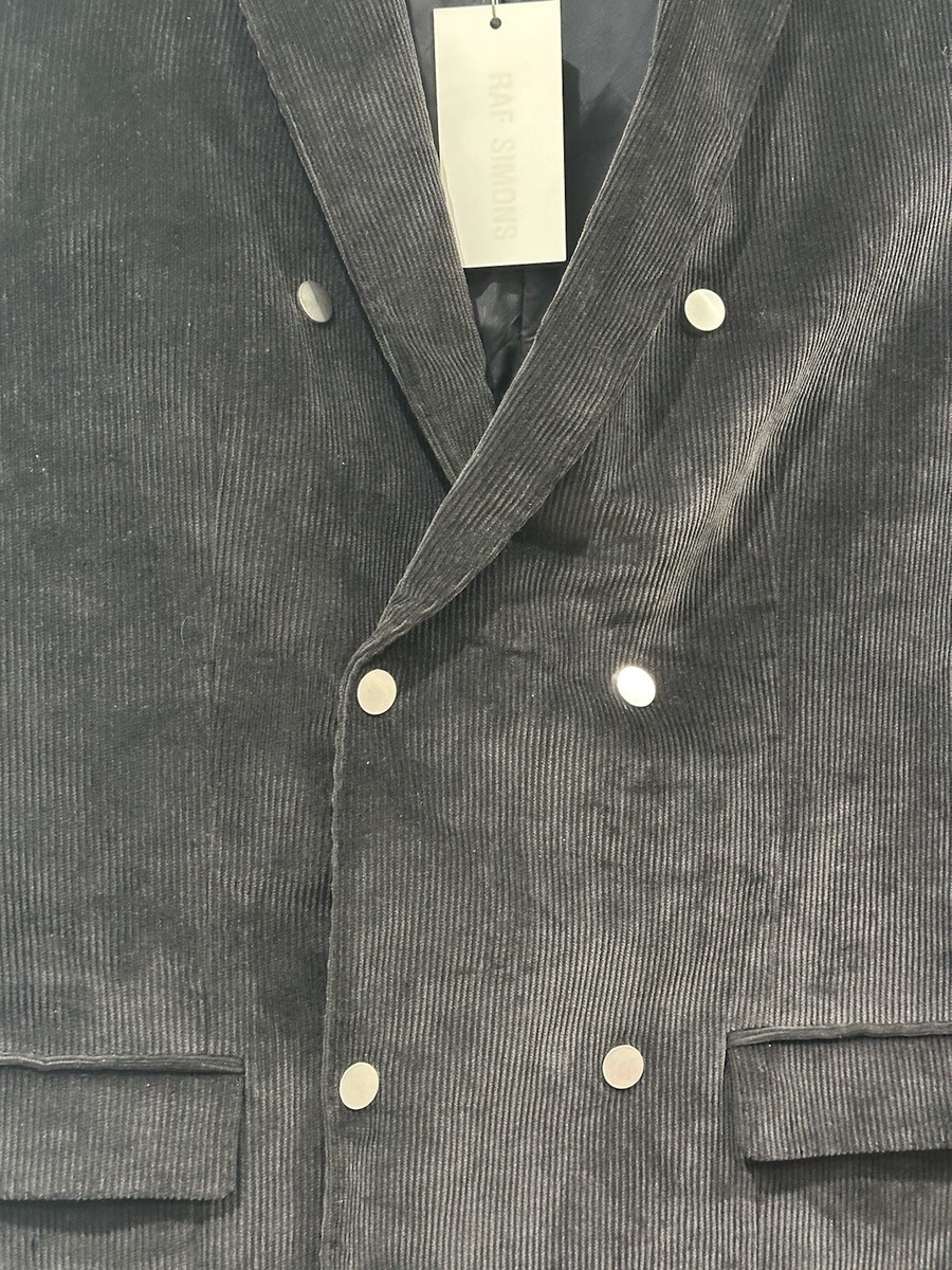 ジャケット・アウター RAF SIMONS corduroy tailored jacket Raf Simons X Fred Perry Tailored Corduroy Coat Velvet Jacket