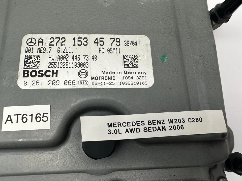 Módulo de control del motor ECU OEM 06-08 Mercedes W203 C280 C350 E350 SLK300 CLK350 Foto 3 de 4