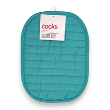 Cooks Pot Rest With Silicone Back 9x12.5 Alburquerque Teal