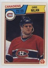 1983-84 O-Pee-Chee Chris Nilan #194 Rookie RC 0xy0