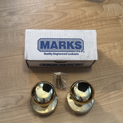 Marks 22 KNOB Rose KIT Brass 3 - K22