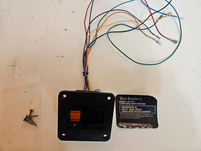 Technics Speakers SB-A34 Crossovers Original Replacement Wiring