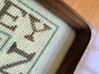 Framed Needlework Sampler Cross-Stitch "no bees no honey no work no money" 2002 — photo 9