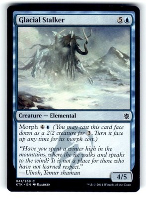 Khans of Tarkir #41 Glacial Stalker