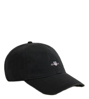 GANT Black Shield Embroidered Baseball Cap