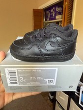baby Air Force 1 3c black