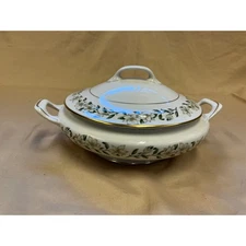 Princess China Bridal Wreath Covered Serving Bowl Vegetable Dish Floral