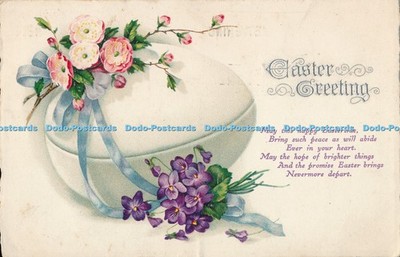 R026102 Ostergruß Ei und Blumen Philco 1927