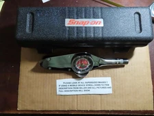 SNAP ON TOOLS 1/4" TORQOMETER DIAL TORQUE WRENCH TECPFU6A 0-75 IN LB  0-90 KG CM