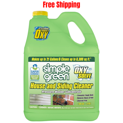 #ad Oxy Solve House and Siding Pressure Washer Cleaner Removes Stains 1 Gallon $35.39