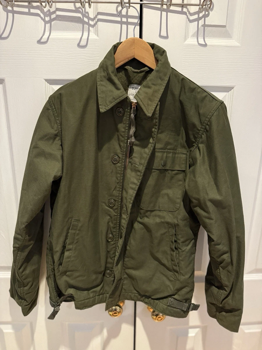 Navy A2 Jacket In Vintage Outerwear Coats & Jackets For Men for
