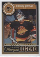 2014-15 O-Pee-Chee Marquee Legend Black Rainbow 91/100 Richard Brodeur #595 0c3