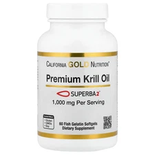 Premium Krill Oil with Superba2™, 1,000 mg, 60 Softgels
