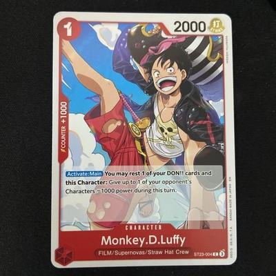 One Piece CCG - Monkey.D.Luffy ST23-004 - Starter Deck 23: Shanks - NM