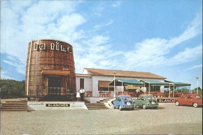 La Tina Esparreguera Spanien Postkarte 1964 Kostenlose Weinprobe Barcelona