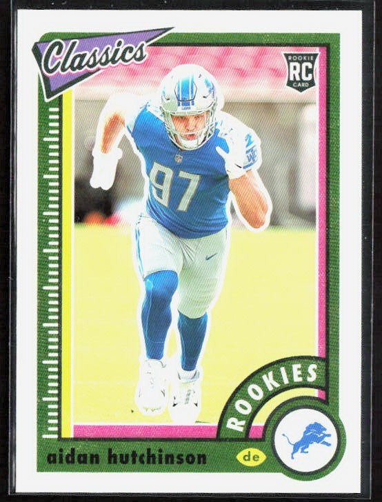 2022 Panini Classics AIDAN HUTCHINSON Rookie Card RC #170 Detroit Lions