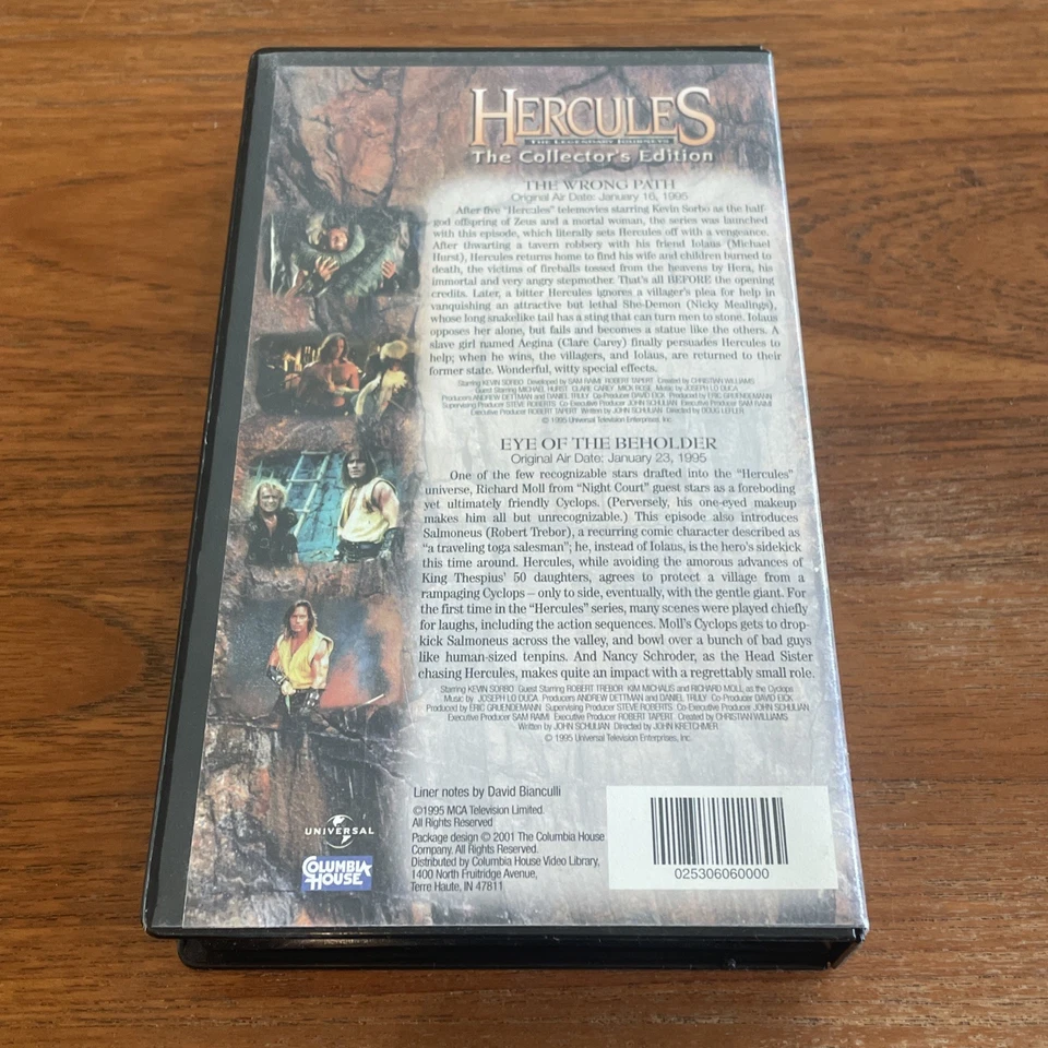 Hercules:  The Legendary Journeys - The Collector's Edition (VHS, 2001) - Good - Image 4 of 4