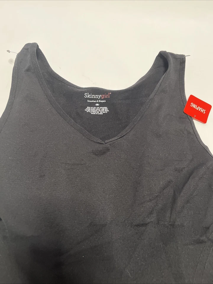Prendas moldeadoras SKINNYGIRL para mujer talla modeladoras negras sin costuras talla mediana nuevas con etiquetas Foto 4 de 4
