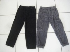 Lot of 2 H M Boys Corduroy Pants Black Gray Size 6X