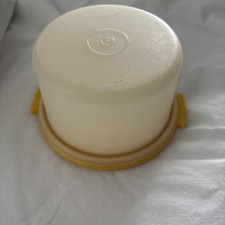 Tupperware Kids Tupper Toys Mini Cake Carrier  1498  1499 Yellow No Handle