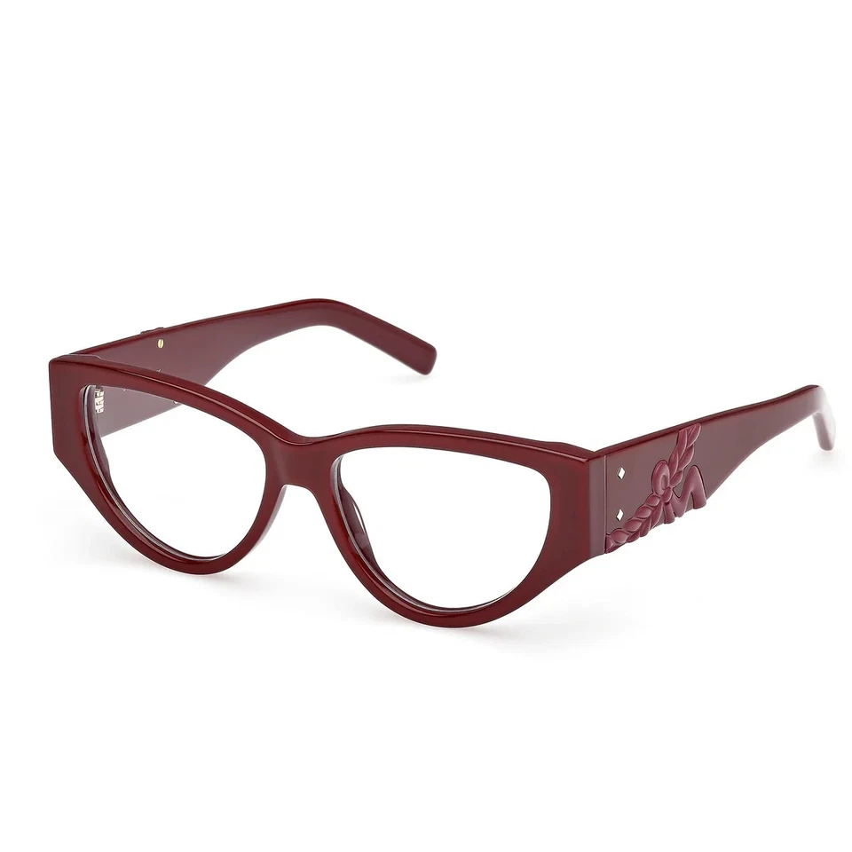 Óculos Cateye redondo vermelho MCM MW5004 069 53-15-145 RX - Imagem 2 de 4