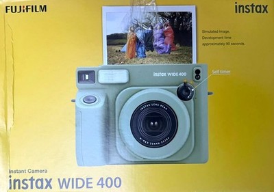 Fujifilm Instax WIDE 400 Sofortbildkamera mit Timer Filmformat 108x86mm Grün NEU