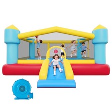 Uimoso Inflatable Bounce House 14.7 x 13.8 x 6.8 ft Jumping Castle for Kids