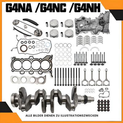 G4NG 2.0L  Engine Overhaul Rebuild Kit  Crankshaft Rods Timing für Hyundai Kia,