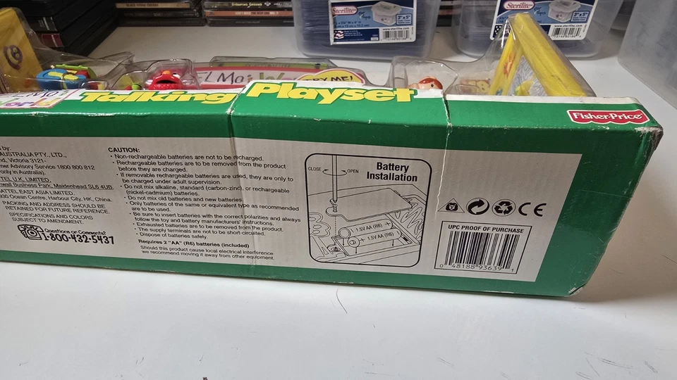 Игровой набор Elmo's World Talking НОВЫЙ РЕДКИЙ Fisher Price 2000 Mattel  - Изображение 4 из 4