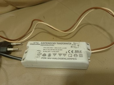 Eaglerise SET60AV Transformer Power Supply 11.5V for NV Halogen Lamps 5A 20-60 Watt