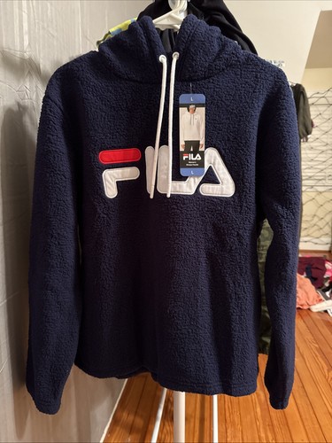 Fila Womens Caroline Sherpa Hoodie size Large