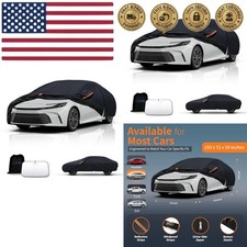 Waterproof Car Cover All-Weather, Heavy-Duty Outdoor Full Exterior Automobiles S